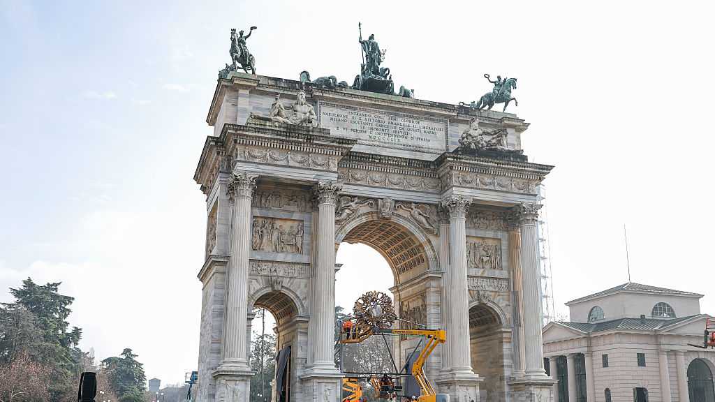 Milan's Olympic cauldron offers sneak peek ahead of Opening Ceremony