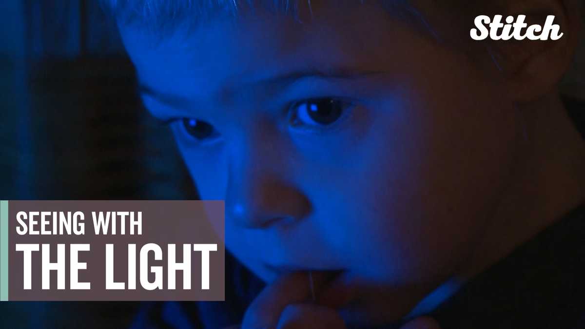 The gift of sight Son making eye contact with mother thanks to donated