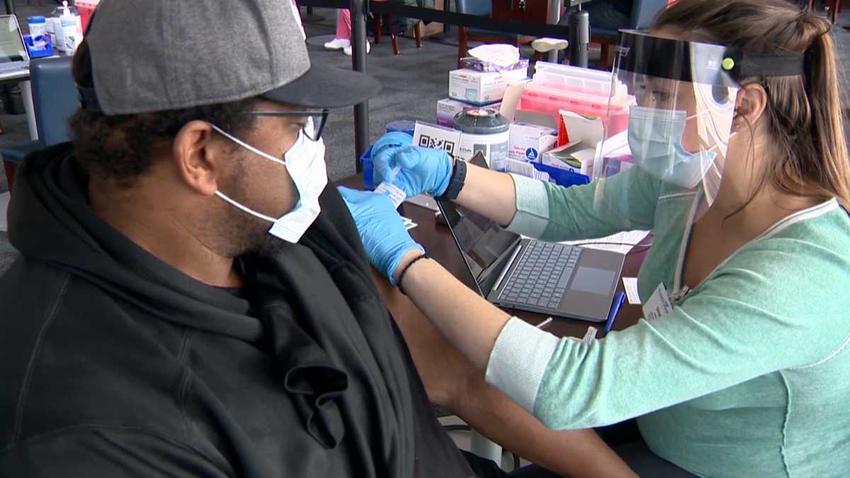 Mass vaccination sites offer significantly fewer appointments for first doses next week - WCVB Boston
