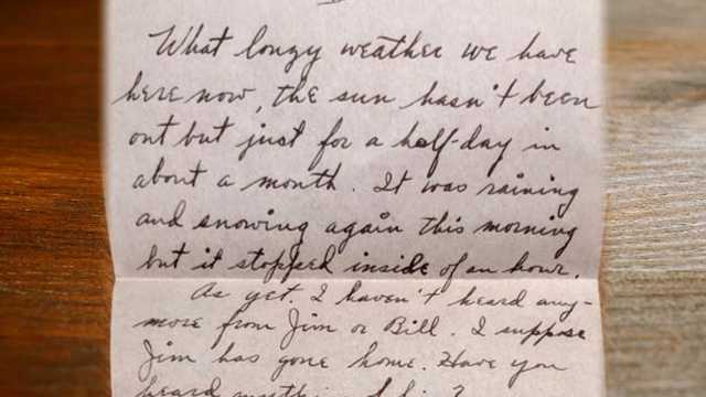 Letter from Mass. soldier delivered to his family after 76 years - Vimarsana News