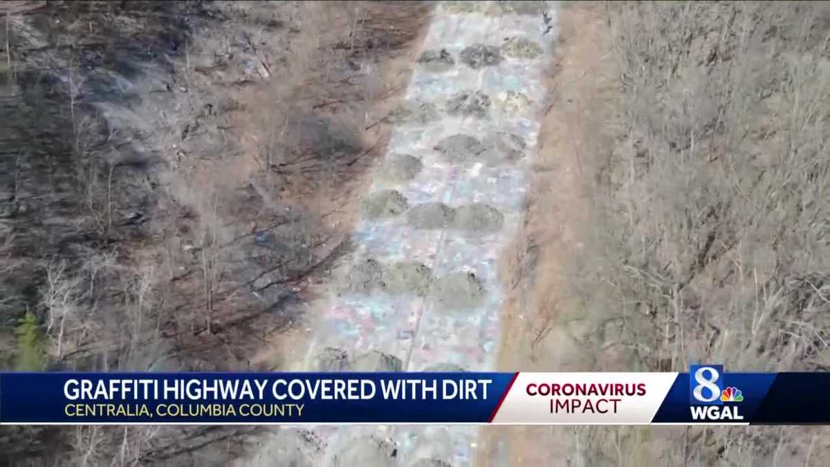 Centralia S Graffiti Highway Covered With Dirt Due To Concerns About Large Crowds