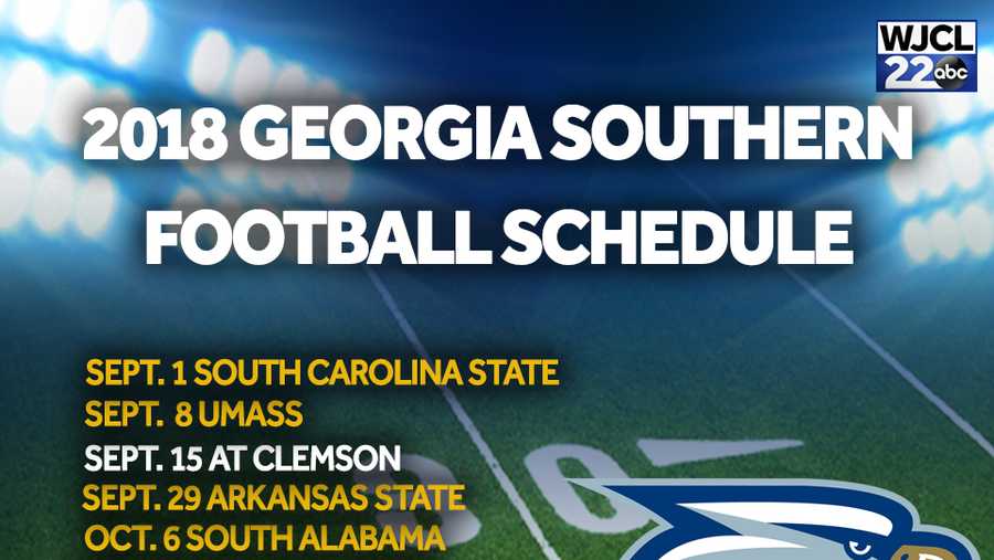 2018 Georgia Southern Football schedule released