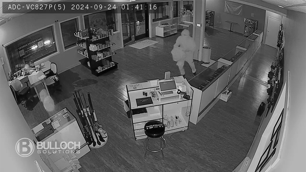 Reward up to 10,000 offered to find gun shop burglar