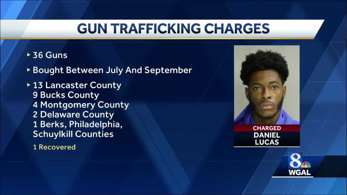 GUN TRAFFICKING SCHEME covered eight Pennsylvania counties, authorities say