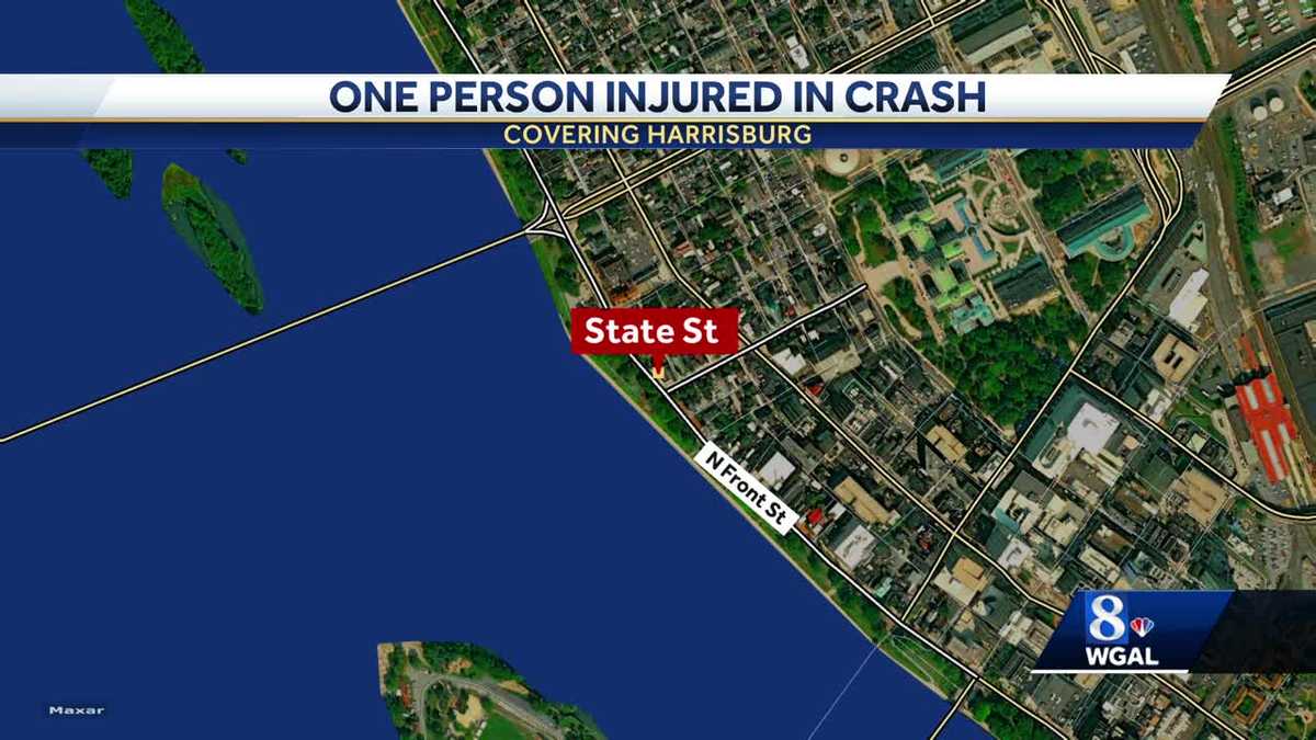 1 person injured in Harrisburg crash