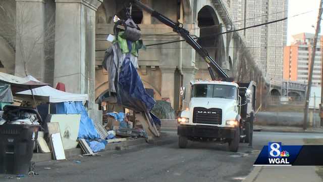 Cleanup begins at Harrisburg homeless encampment - Vimarsana News