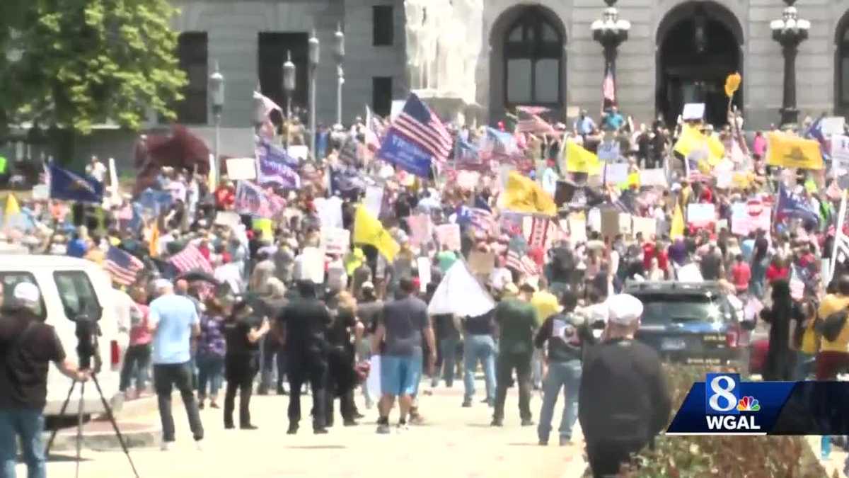 Protesters In Harrisburg Demand Reopening Of Pennsylvania 