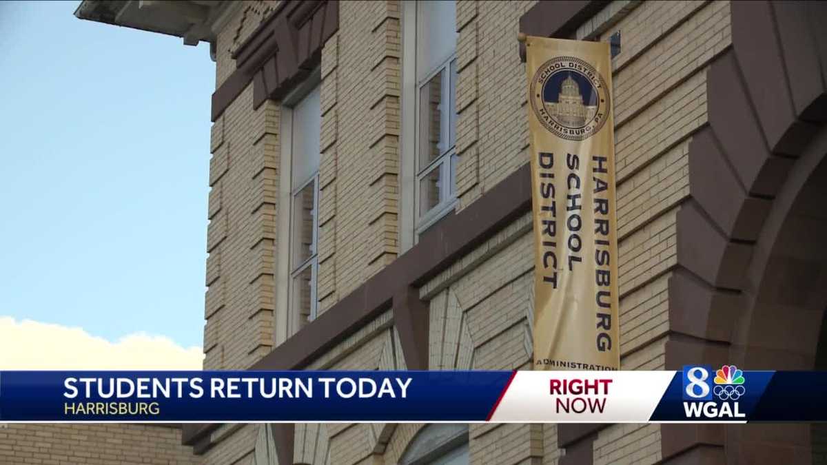 It's a different school district Harrisburg students are returning to today