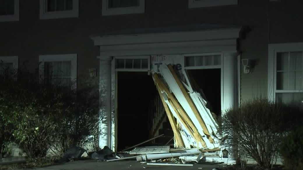 Teen arrested after SUV crashes apartment
