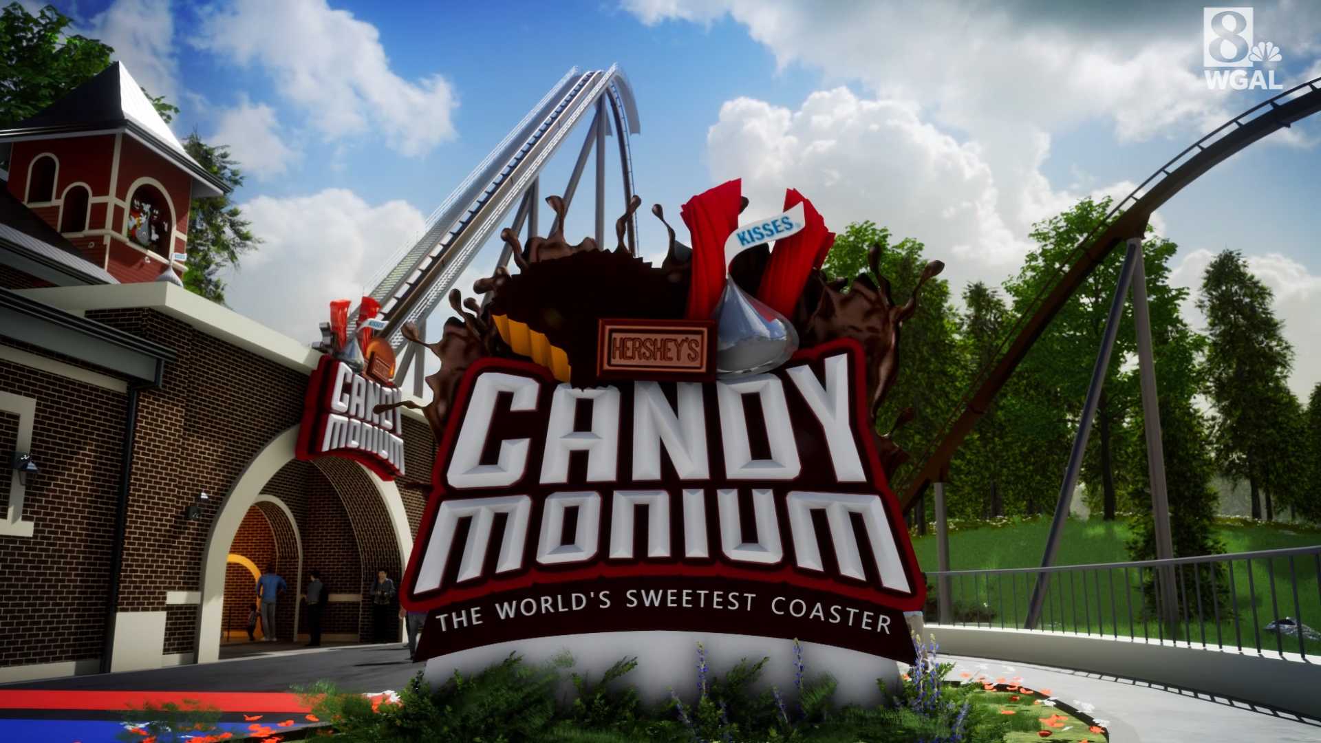 Hershey Park introduces its new roller coaster Candymonium