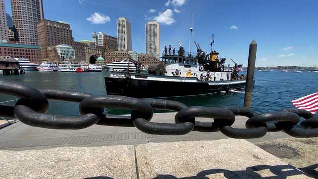 Historic fire fighting vessel docked in Boston - Vimarsana News