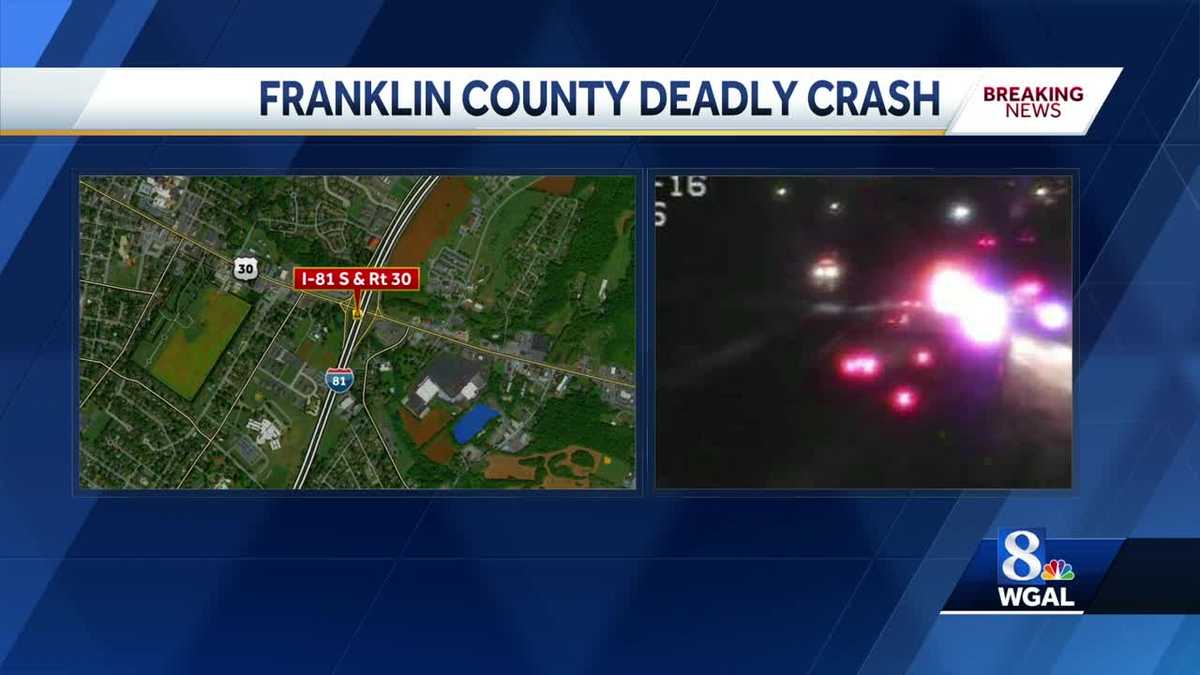 Pedestrian killed on I-81 in Franklin County