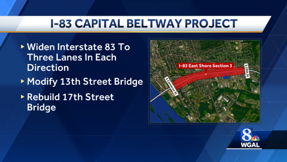 I-83 Capital Beltway Project to move into next phase