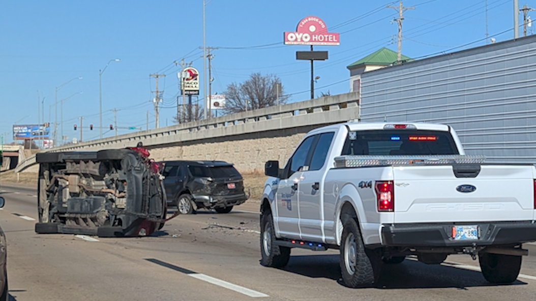 OKC crash causes significant traffic backup on northbound I-35
