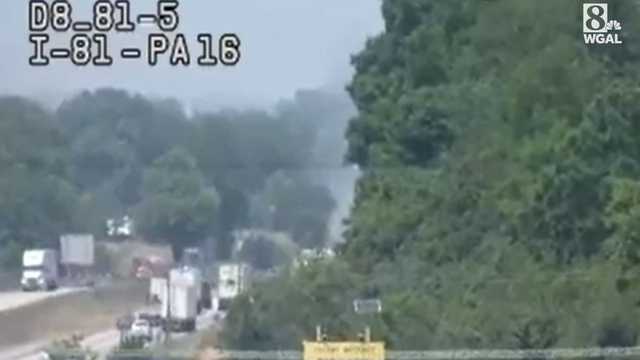 Brush fire burns near I-81 in Franklin County, Pa. - Vimarsana News
