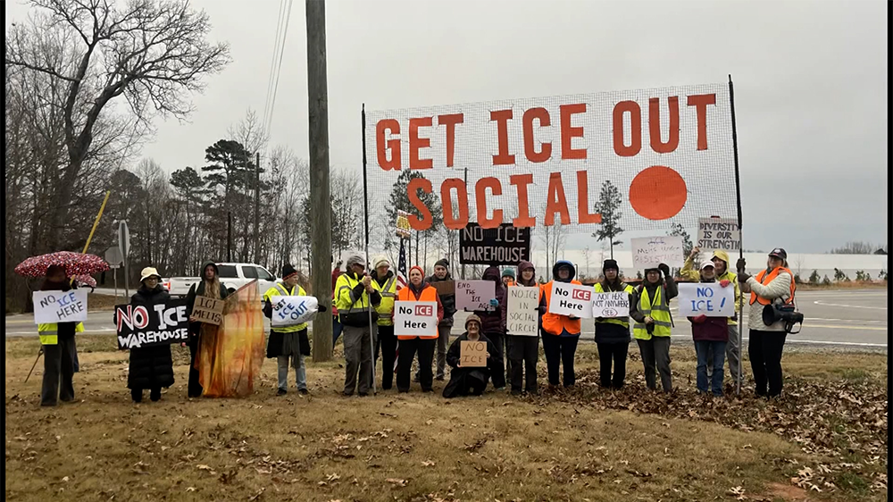 Protesters gather in Georgia town amid rumors of ICE facility - WJCL