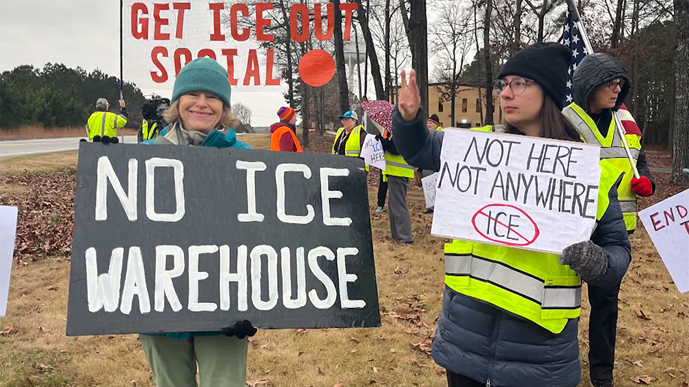 Residents of small Georgia town push back after warehouse eyed for 10,000‑bed ICE detention center