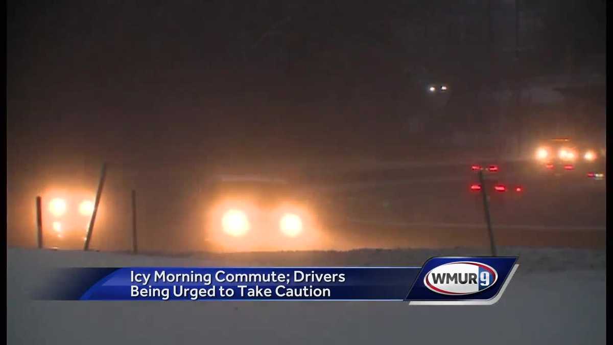 Drivers urged to use caution as some roads may have black ice