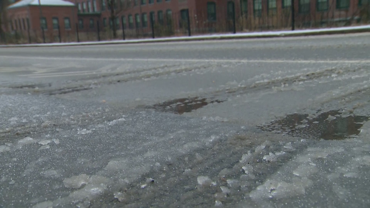 Threat of icy roads remains after slick start to day