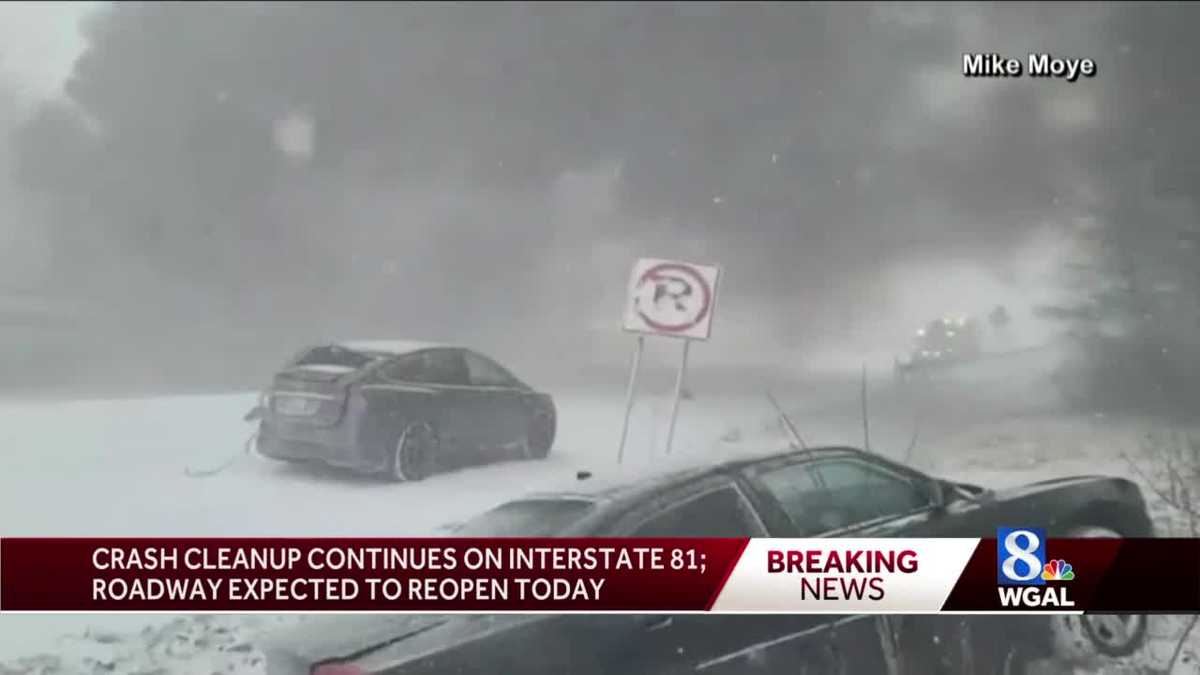 Interstate 81 reopens 40 hours after massive Pennsylvania pileup