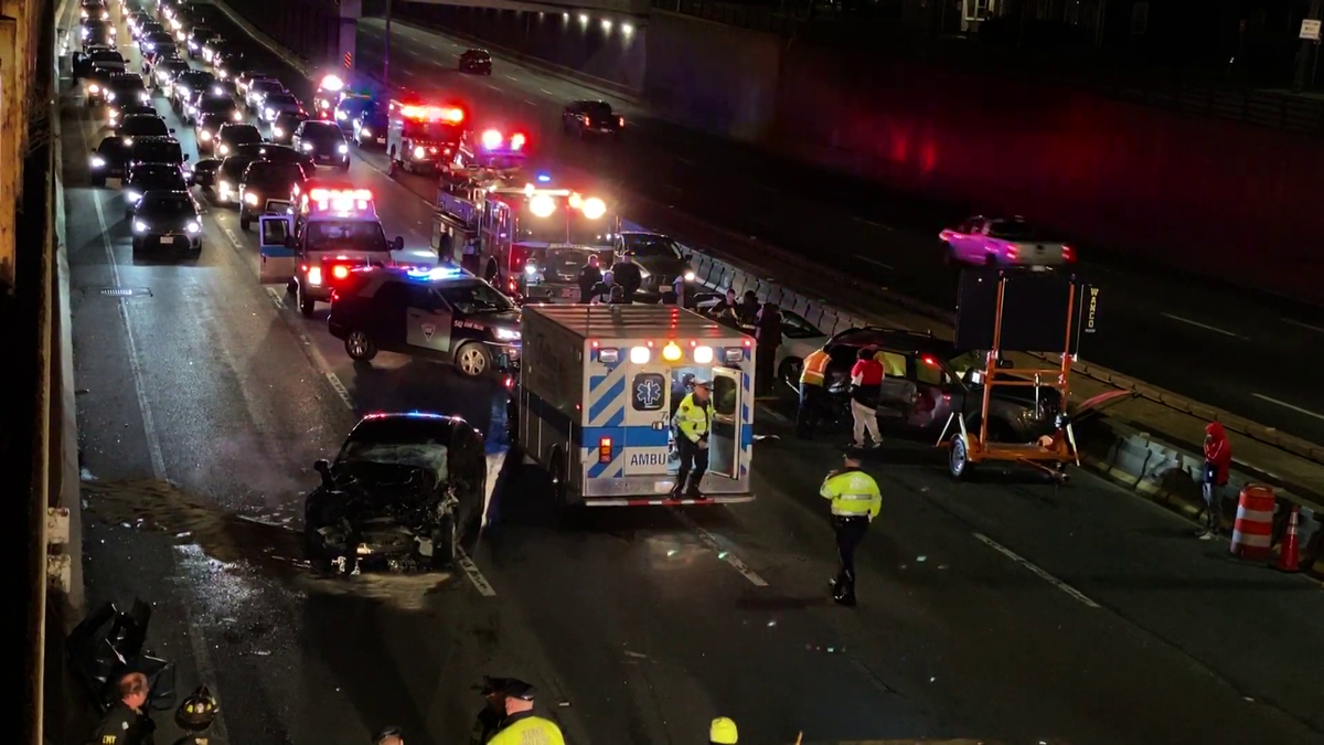 Children among those injured in multivehicle crash on I93