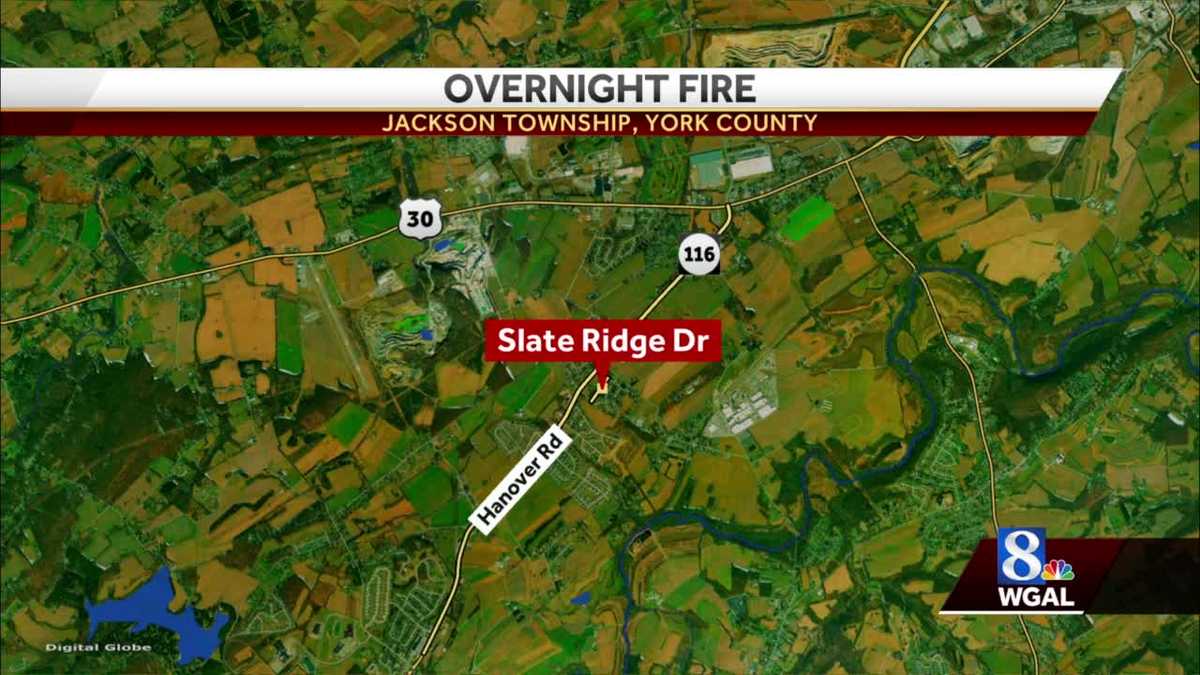 Crews battle house fire in Jackson Township, Pennsylvania