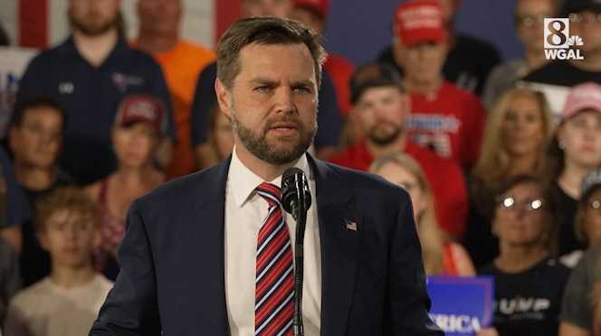 JD Vance Tol Speak At A Town Hall In Harrisburg