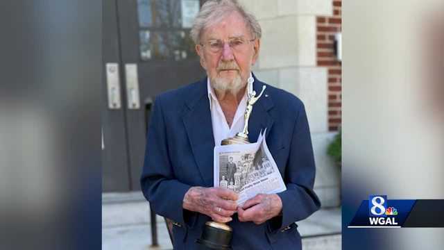 Lancaster County man reunites with 80-year-old track trophy - Vimarsana News