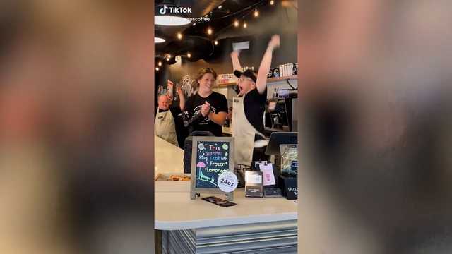 Mass. coffee shop employee jumps for joy as he receives first paycheck - Vimarsana News