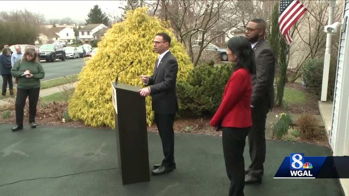 Democratic Pa Governor Candidate Josh Shapiro Touts Economic Plan At