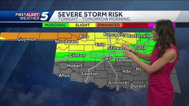 TIMELINE: Oklahoma could see severe storms late Thursday night - Vimarsana News