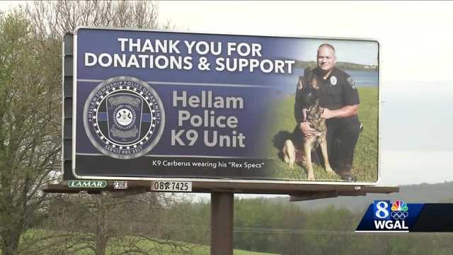 York County police department thanks community for donations for new K-9 officer - Vimarsana News