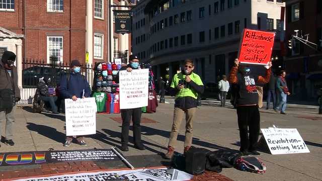 Demonstrators gather in Boston to protest Rittenhouse verdict - Vimarsana News