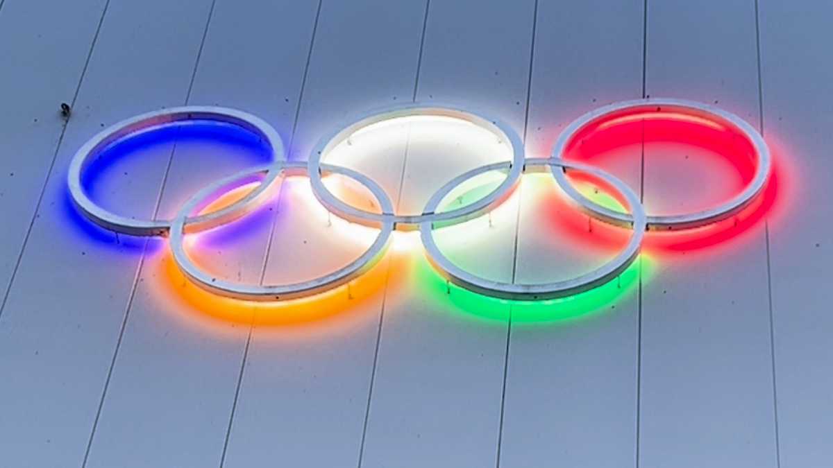 Olympic medals, torches, and Miracle on Ice equipment on display in Lake Placid Olympic Museum