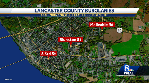 Columbia Police In Lancaster County Urge Residents To Lock Homes   Lancaster County Burglaries 652fec580bbdf 