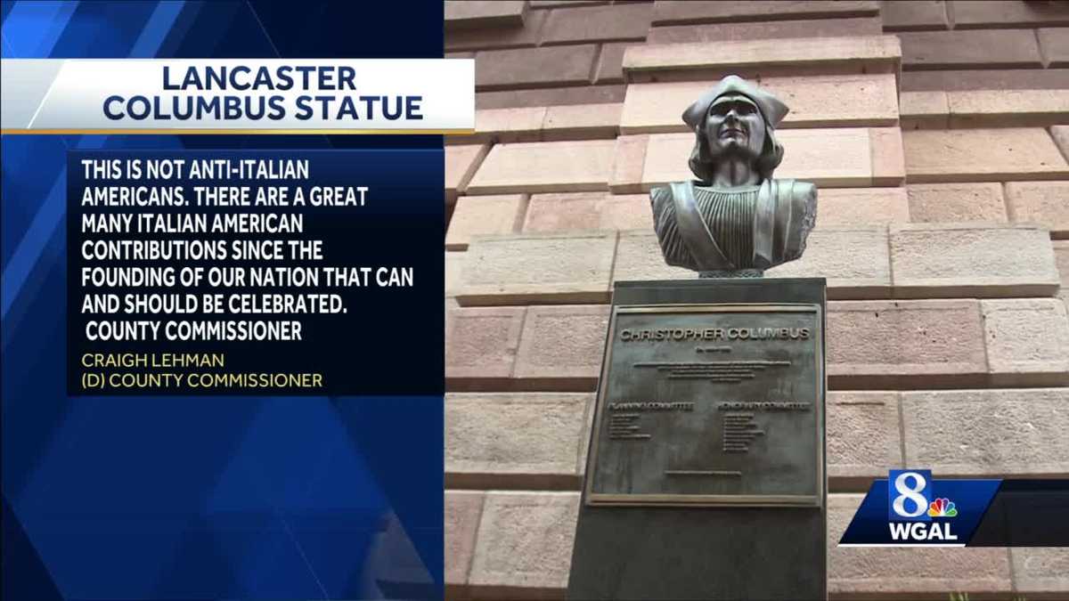 LANCASTER COUNTY commissioner says Columbus statue should be removed