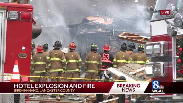 Explosion destroys hotel office in Lancaster County, Pa. - Vimarsana News