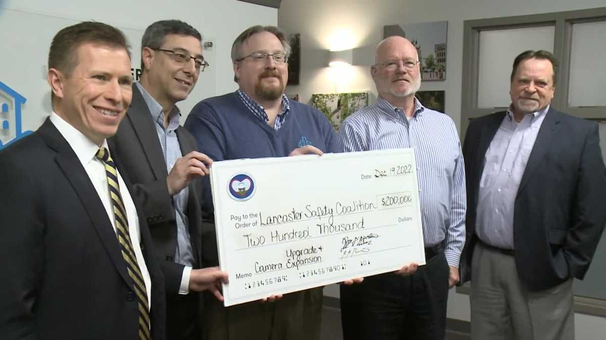 Lancaster Safety Coalition receives funding to upgrade camera network