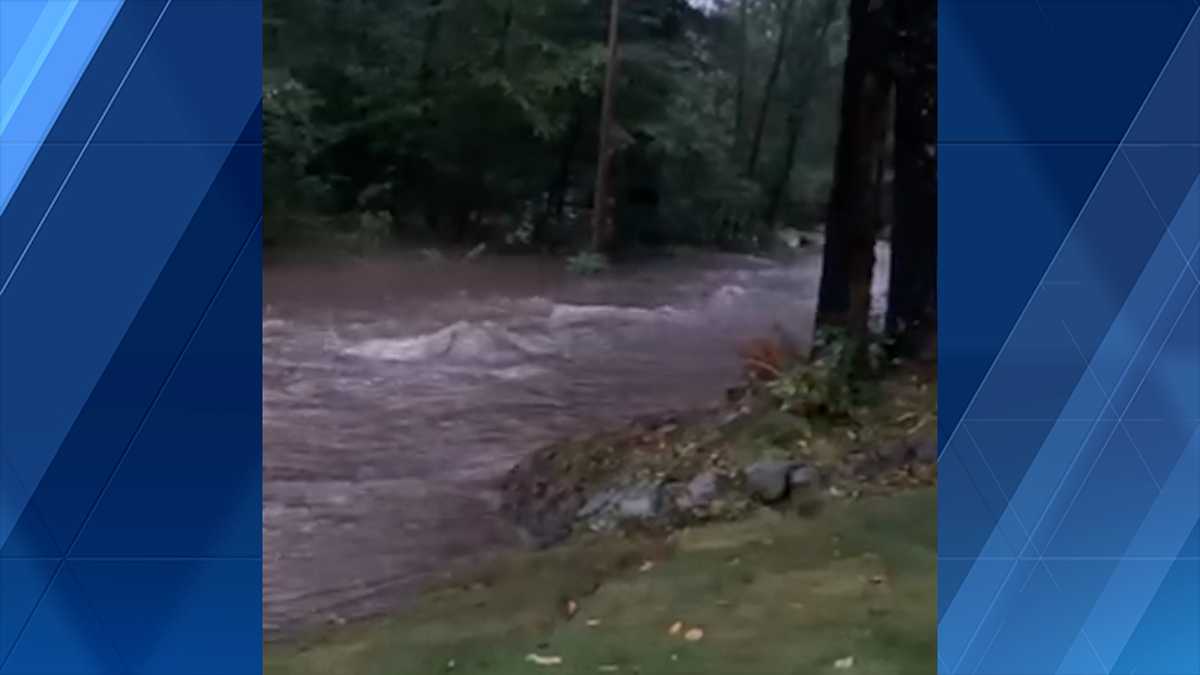 Video Flooding turns Leominster street into raging river