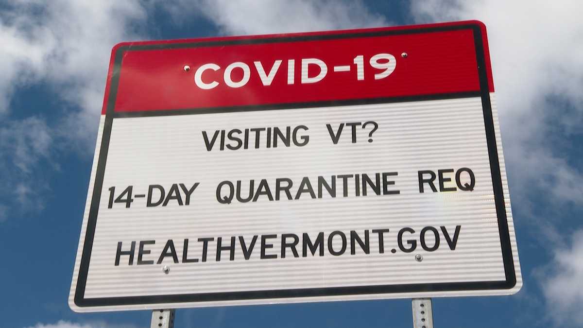 Signs directing Vermont visitors to quarantine removed from state roadways