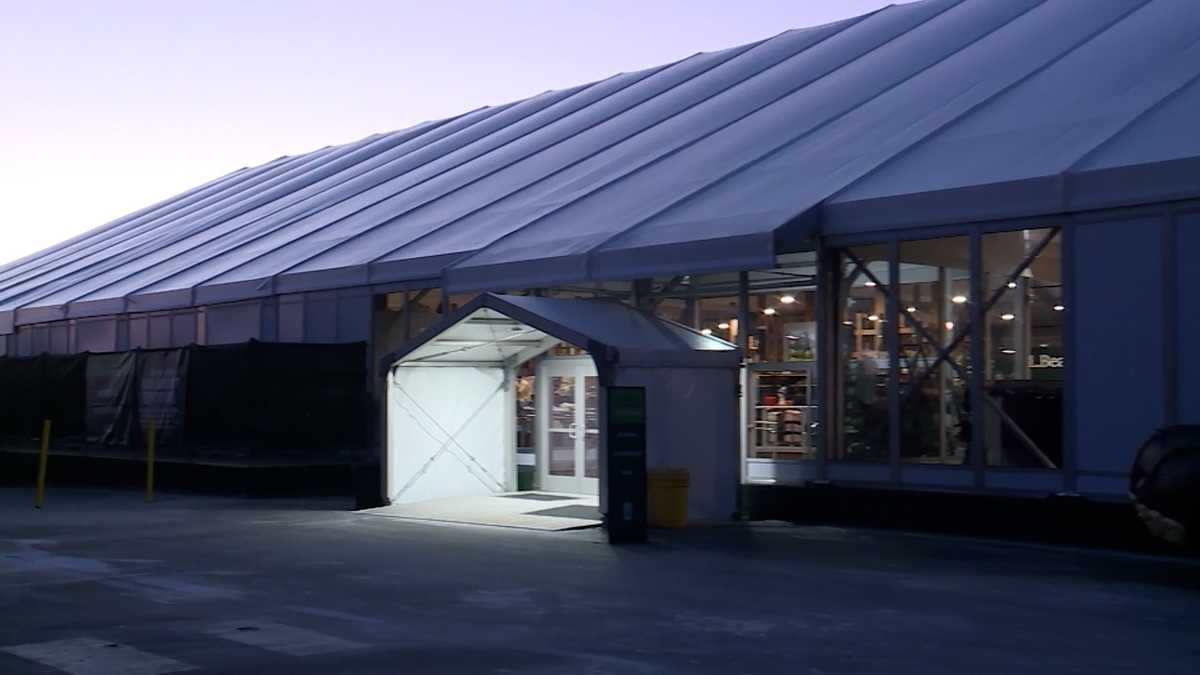 L.L.Bean sets up shop in big tent as flagship store is renovated