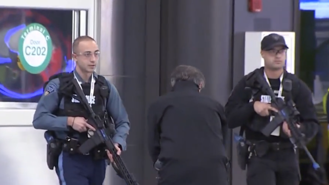 Boston first responders conduct active shooter drill at Logan Airport