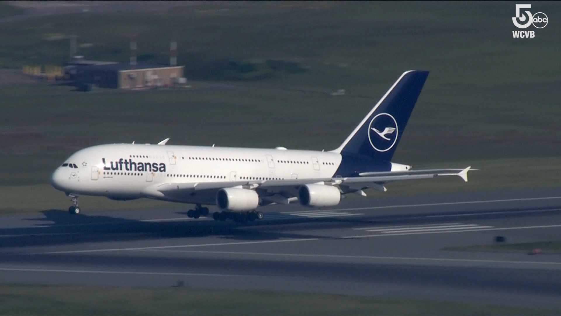 Lufthansa Brings A380, World's Biggest Passenger Plane, To Boston's ...