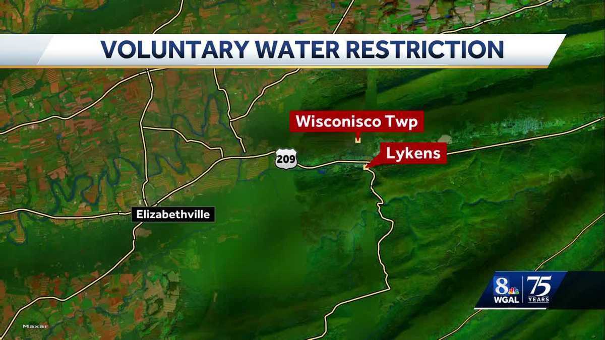 2 Dauphin County municipalities under voluntary water restriction