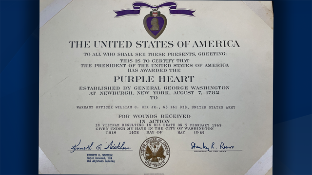 North Fort Myers antique store uncovers fallen Vietnam soldier's Purple Heart Certificate - Vimarsana News