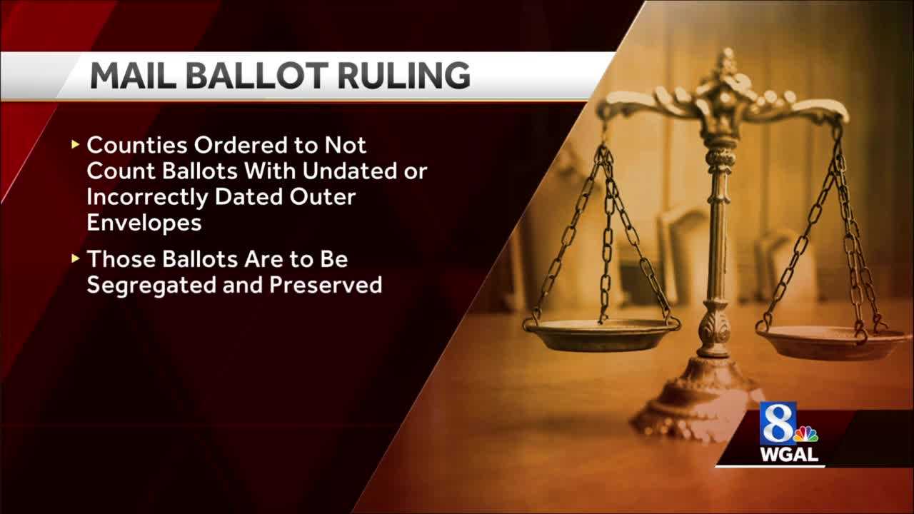 Pa. Supreme Court: Ballots In Undated Envelopes Won't Count