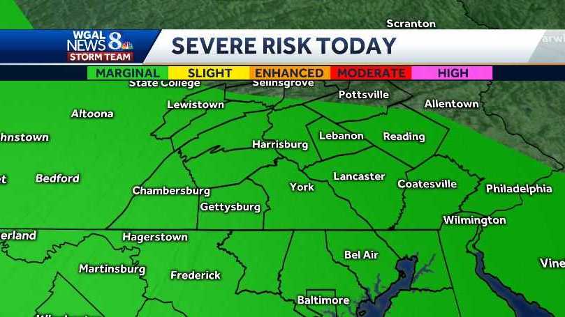 Central Pa Weather Marginal Risk Of Severe Weather