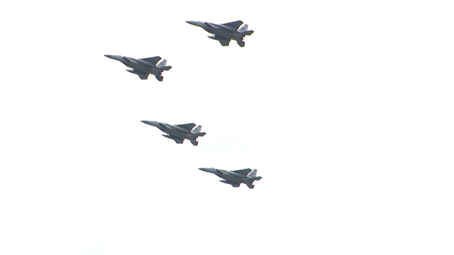 July 4 flyover at Fenway