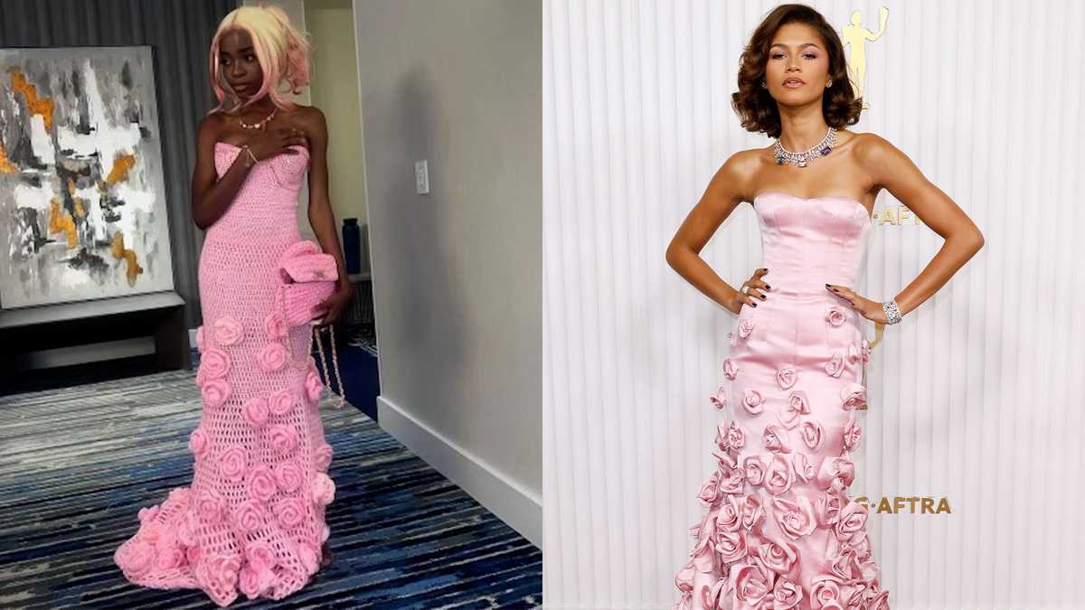 Mass Teen Gets Congratulations From Celebrity Stylist On Her Crochet Prom Dress