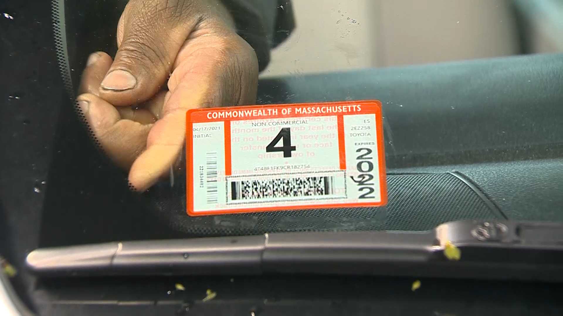 cost of car inspection sticker in massachusetts